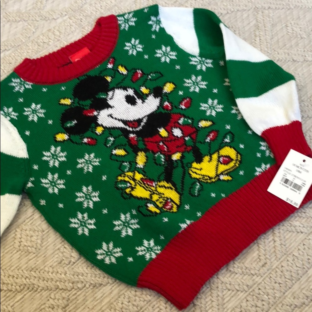 Disney Mickey Christmas sweater – 18 months NWT